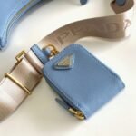 Prada Re-Edition Shoulder Bag Fake in Blue - Image 4