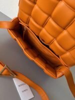 Top Quality Faux Bottega Veneta Padded Cassette Bag In Orange - Image 7