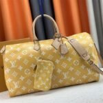 Louis Vuitton Speedy P9 Bandouliere 50 Bag In Yellow