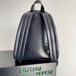 Fake Bottega Veneta Small Backpack Dark Blue - Image 4