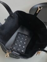 Dior Toujours Large Bag Replica in Black Macrocannage Calfskin - Image 6