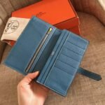 Blue Jean Clemence Knockoff Hermes Bearn Wallet - Image 3
