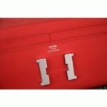 Red AAA fake Hermes Constance wallet - Image 2