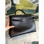 Black Box Knockoff Hermes Kelly 35cm Structured Handbag - Image 2