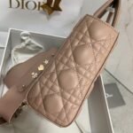 Dior Small Lady Dior My ABCDior Bag Fake in Hazelnut Lambskin - Image 7
