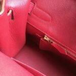 Budget Red Hermes Birkin 30cm Fake Bag - Image 3