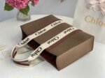 Top Quality Replica Chloe Large Woody Tote Bag In Brown Felt - Image 5