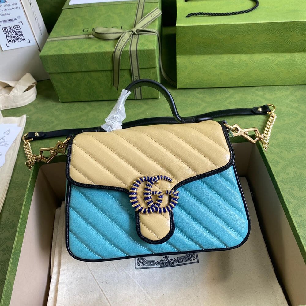 01B629DC-D31D-6B76-71F9-3737B3AA403B.jpg Online Exclusive GG Marmont mini bag - Image 1