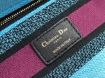 Dior Lady D-Lite Medium Bag Fake in Multicolor Toile de Jouy Voyage Embroidery - Image 6