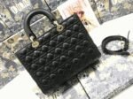 Dior Lady Dior Large Bag Knockoff in Black - Image 6