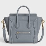 Celine Nano Luggage Tote Bag Faux in Kohl