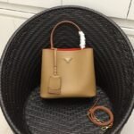 Brown Prada Large Panier Bag Replica - Image 5