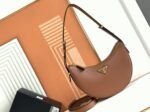 Brown Prada Arque Shoulder Bag Replica - Image 9
