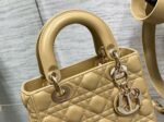 Dior Small Lady Dior My ABCDior Bag Fake in Pastel Yellow - Image 4