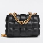 Top Quality Replica Bottega Veneta Chain Cassette Bag In Black