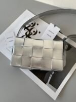 Top Quality Knockoff Bottega Veneta Cassette Bag In Silver - Image 6
