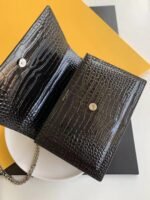SUNSET MEDIUM CHAIN BAG IN SMOOTH LEATHER - Image 8