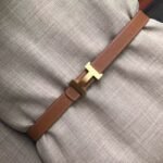 Brown epsom 1:1 replica Hermes Mini Constance belt buckle - Image 2