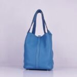 Blue replica Hermes Picotin Lock handbag - Image 7