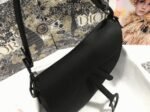 Dior Saddle Bag Faux in Black Ultramatte Calfskin - Image 2