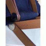 Dark Blue Canvas Knockoff Hermes Cabag Elan Casual Tote - Image 7