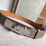 Etoupe epsom fake designer Hermes Kelly belt