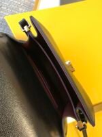 CASSANDRA MEDIUM TOP HANDLE BAG IN GRAIN DE POUDRE EMBOSSED LEATHER - Image 4