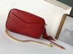 Fake Saint Laurent Lou Mini Bag Red - Image 2
