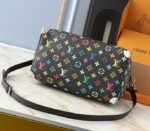 LV X TM Multicolored Speedy Bandouliere 30 In Black - Image 4