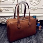 Brown AAA Fake Hermes Victoria II 35cm Bag - Image 2