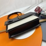 Knockoff Saint Laurent Sunset Medium Top Handle Bag Bicolor Calfskin - Image 6