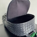 Fake Bottega Veneta Medium Backpack Dark Blue - Image 4