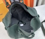Louis Vuitton Taurillon Leather Keepall Bandouliere 50 In Borneo Green - Image 6