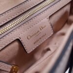 Dior Saddle Bag Fake in Blush Grained Calfskin - Image 7