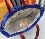 Louis Vuitton Other Leathers Shopper Cabas MM Tote In Blue - Image 6