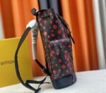 Louis Vuitton X YK Christopher Backpack In Red Infinity Dots - Image 4