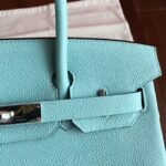 AAAAA Quality Blue Atoll Hermes Birkin 30cm Luxury Replica - Image 7