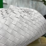 Replica Bottega Veneta Large Pouch Clutch Bag White - Image 5