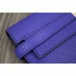 Electric blue 1:1 replica Hermes Kelly Longue wallet - Image 8