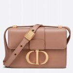 Dior 30 Montaigne Micro Bag Replica in Poudre Box Calfskin