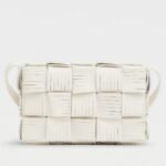 Top Quality Fake Bottega Veneta Cassette Fringed Bag In White