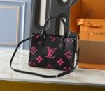 Monogram Empreinte OnTheGo PM Tote In Black And Magenta Pink - Image 3