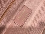 Dior Lady D-Lite Medium Bag Imitation in Pink Cannage Embroidered Canvas - Image 6