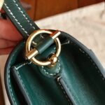 Best Knockoff Hermes Mini Sac Roulis Handbag Green - Image 3
