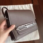 Etoupe knockoff Hermes Mini Sac Roulis handbag - Image 2