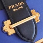 Blue/Black Prada Cahier Shoulder Bag Fake - Image 4