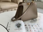 Top Quality Knockoff Fendi Peekaboo ISeeU Medium Bag In Grey Calfskin - Image 7