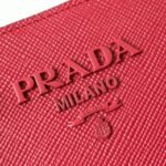 Prada Monochrome Small Bag Knockoff in Red - Image 9