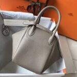 Knockoff Hermes Lindy bag 26cm in gris tourterelle - Image 7