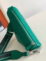 Prada Triangle Shoulder Bag Fake in Green - Image 4